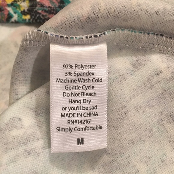 NWOT LuLaRoe Cassie Pencil Skirt blue white black - Picture 4 of 4